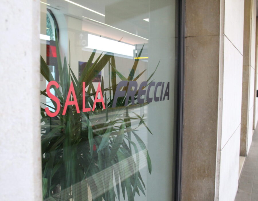 pellicole decorative satinate sala freccia stazione