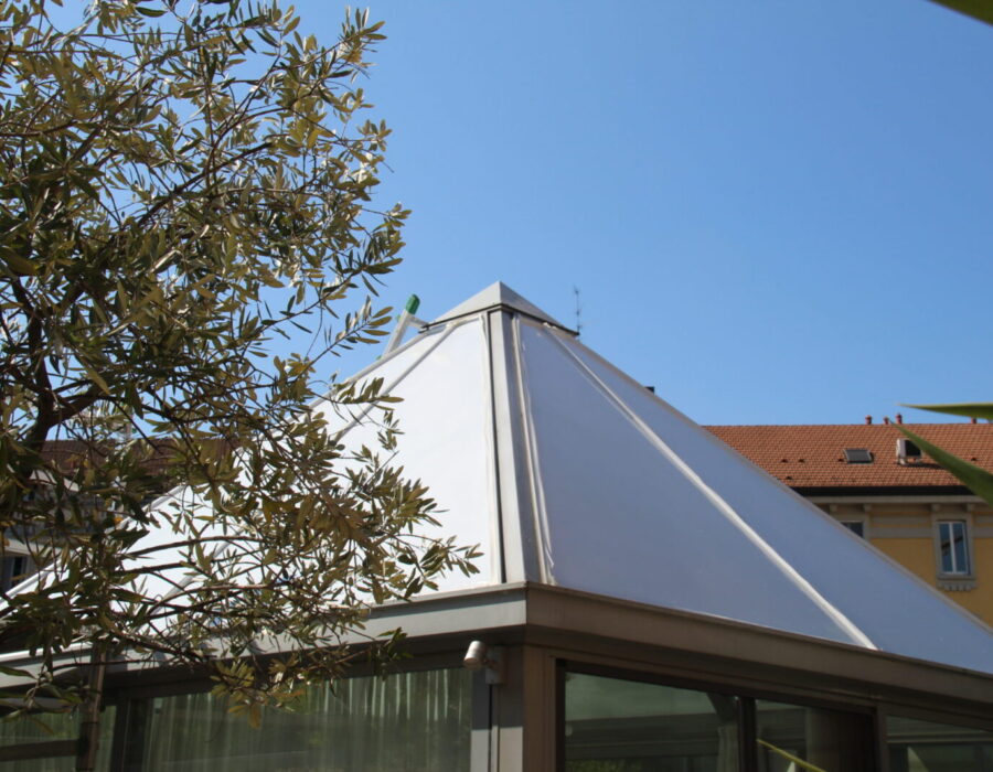 vernice antisolare lux vetro attico