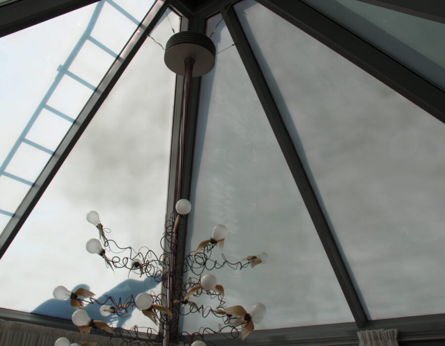 vernice antisolare lux vetro attico