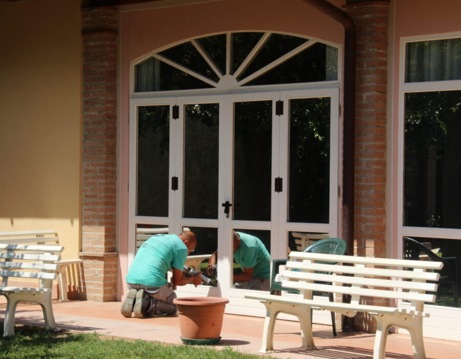 pellicole sicurezza residenza anziani Provaglio