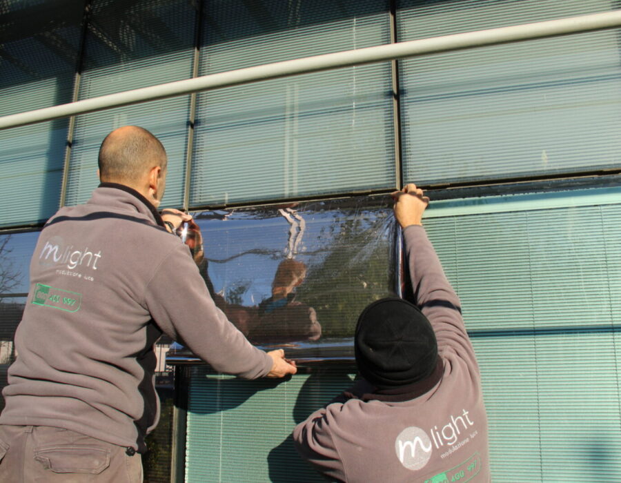 pellicole antisolari mlight ospedale San Giovanni XXIII